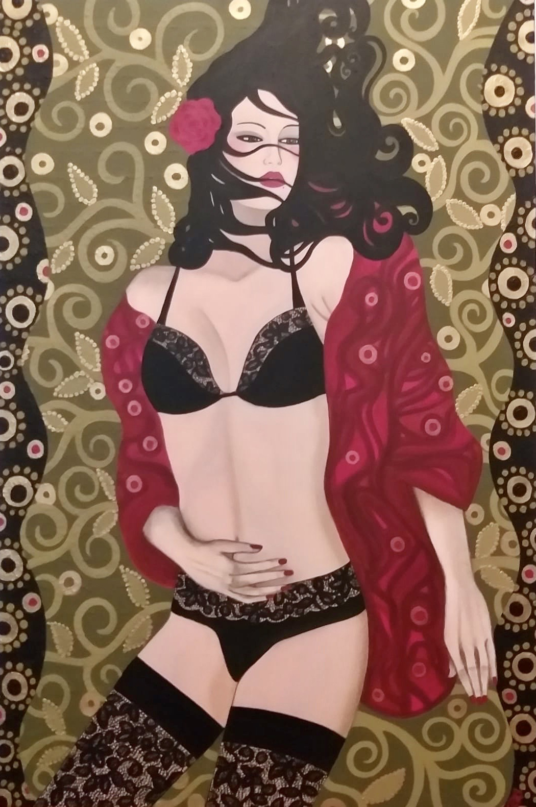 Keki (Francesca Fachechi) Meseinkima Acrilico su tela 80x120 cm